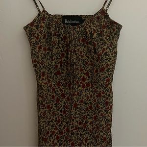 Realisation Par Maxi silk dress